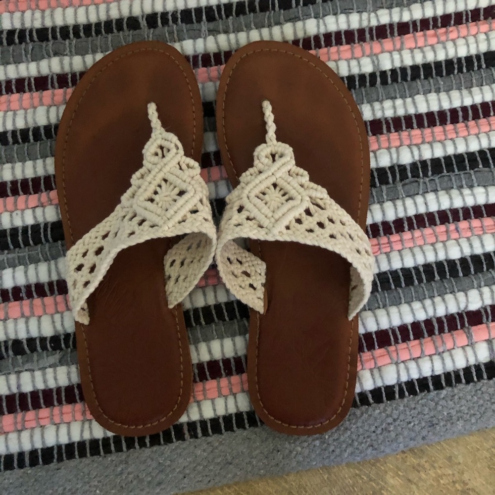 Knitted Flip Flops